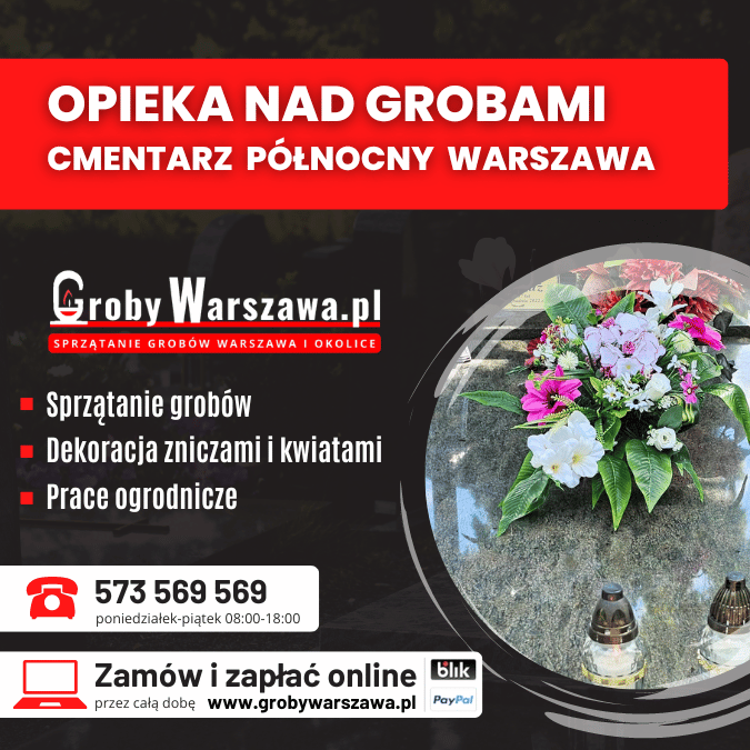 Sprzątanie grobów Cmentarz Północny Warszawa