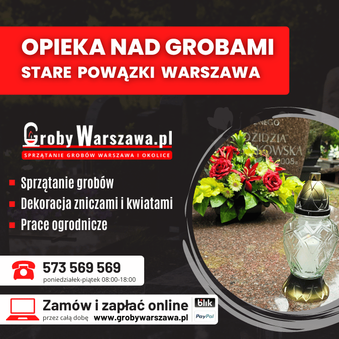 Sprzątanie grobów Stare Powązki Warszawa