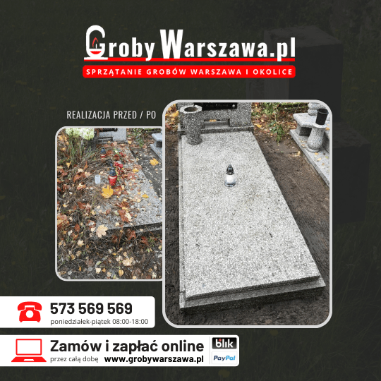 Czyszczenie grobów Warszawa