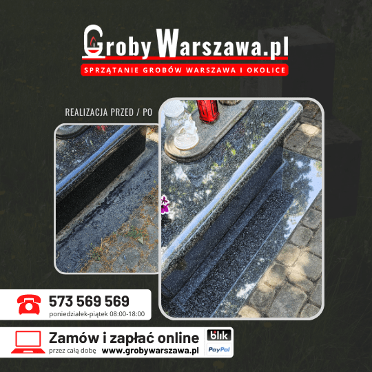 Czyszczenie grobów Warszawa