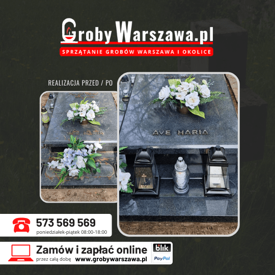 Firma sprzątająca groby Warszawa