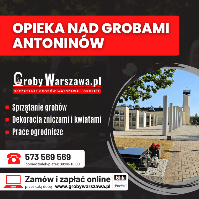 Sprzątanie grobów Antoninów