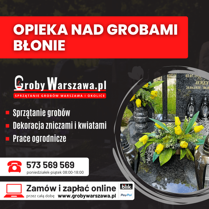 Sprzątanie grobów Błonie