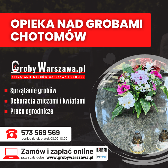 Sprzątanie grobów Chotomów