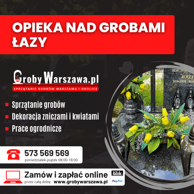 Sprzątanie grobów Łazy