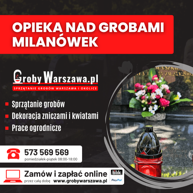 Sprzątanie grobów Milanówek