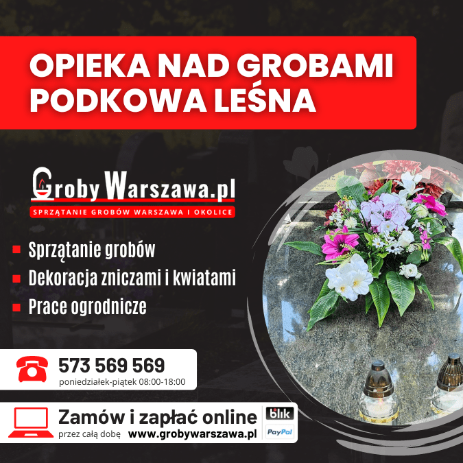 Sprzątanie grobów Podkowa Leśna