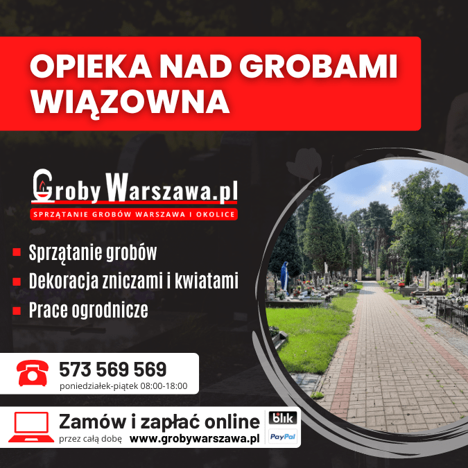 Sprzątanie grobów Wiązowna