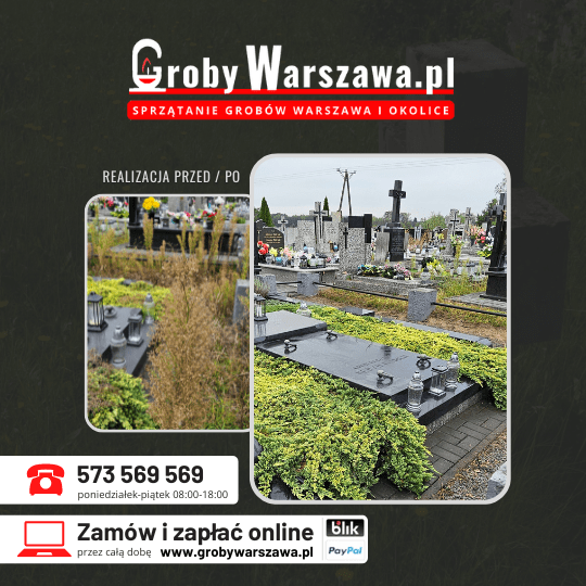 Sprzątanie nagrobka Warszawa