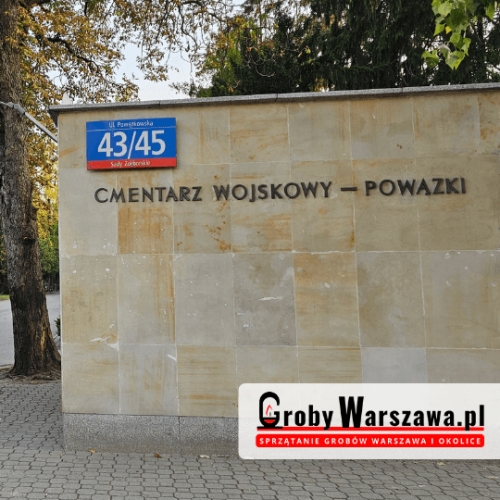 Sprzątanie grobów Cmentarz Powązki Wojskowe Warszawa